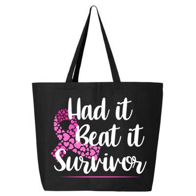 Had It Beat It Survivor Breast Cancer 25L Jumbo Tote