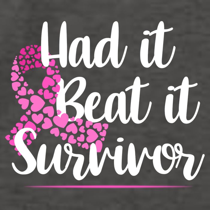 Had It Beat It Survivor Breast Cancer Vector Backpack