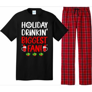 Holiday In' Biggest Fan Funny Xmas Ing Party Fan Cool Gift Pajama Set