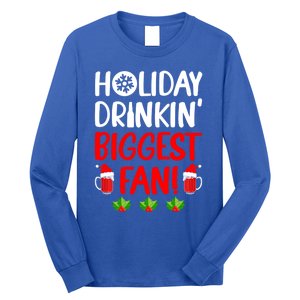 Holiday In' Biggest Fan Funny Xmas Ing Party Fan Cool Gift Long Sleeve Shirt