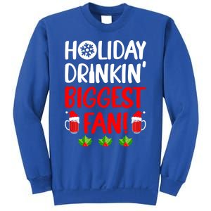 Holiday In' Biggest Fan Funny Xmas Ing Party Fan Cool Gift Sweatshirt