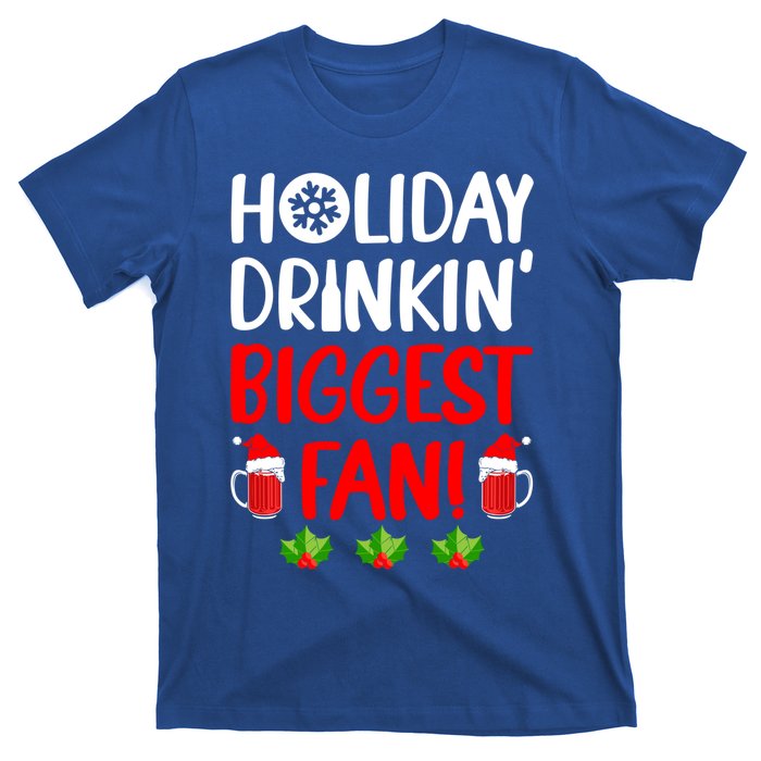 Holiday In' Biggest Fan Funny Xmas Ing Party Fan Cool Gift T-Shirt