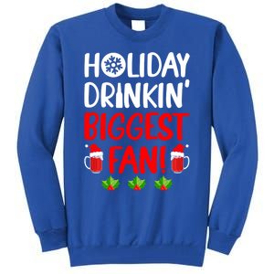 Holiday In' Biggest Fan Funny Xmas Ing Party Fan Cool Gift Tall Sweatshirt