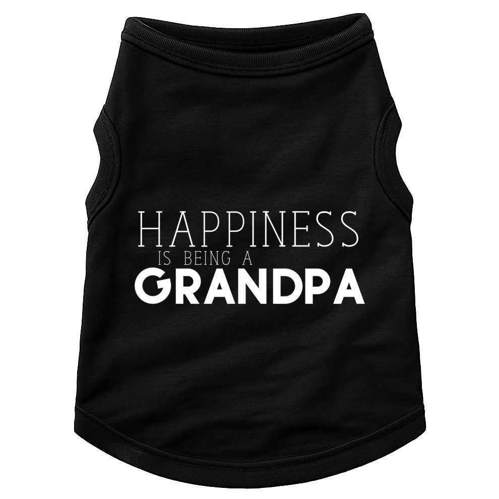 Happiness Is Being A Grandpa Papa Family Gift Doggie Tank