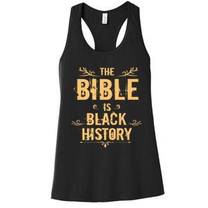 Hebrew Israelite Clothing Bible Black History Gift Premium Women's Racerback Tank