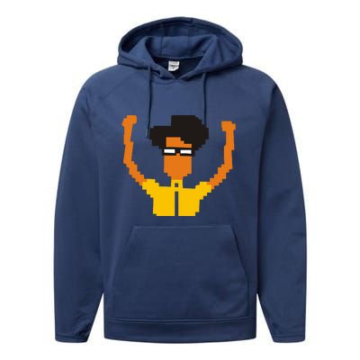 He IT Crowd Maurice Moss Performance Fleece Hoodie