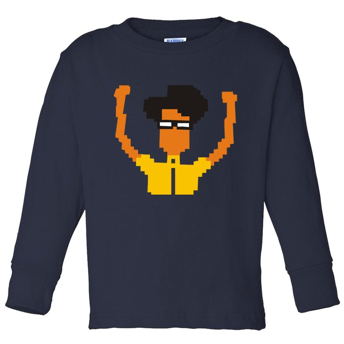 He IT Crowd Maurice Moss Toddler Long Sleeve Shirt