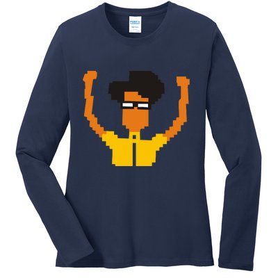 He IT Crowd Maurice Moss Ladies Long Sleeve Shirt