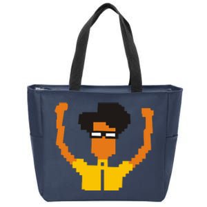 He IT Crowd Maurice Moss Zip Tote Bag