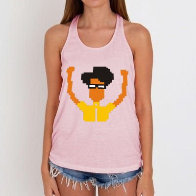 He IT Crowd Maurice Moss Women's Knotted Racerback Tank