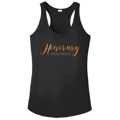 Honorary Irishman Cute Saint Patrick's Day Ladies PosiCharge Competitor Racerback Tank