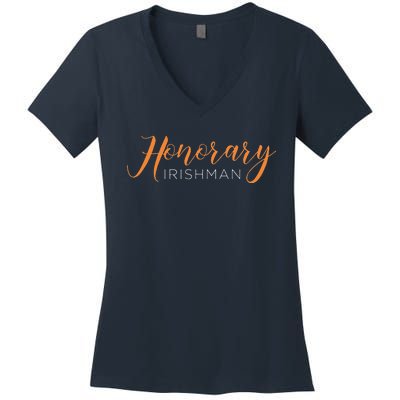 Honorary Irishman Cute Saint Patrick's Day Women's V-Neck T-Shirt