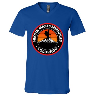 Hiking In Colorado Makes Memories Climb Every Mountain Gift V-Neck T-Shirt