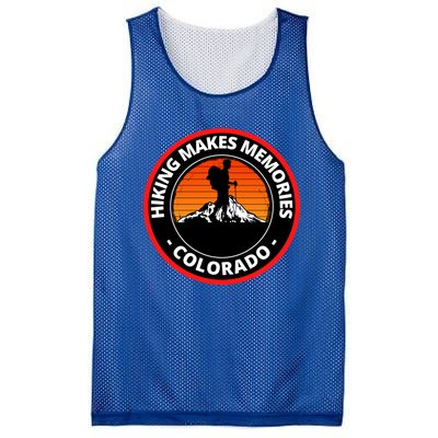 Hiking In Colorado Makes Memories Climb Every Mountain Gift Mesh Reversible Basketball Jersey Tank