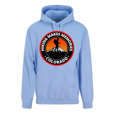 Hiking In Colorado Makes Memories Climb Every Mountain Gift Unisex Surf Hoodie