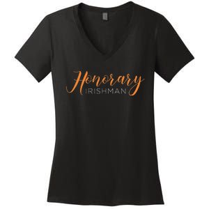 Honorary Irishman Cute Saint Patrick's Day Women's V-Neck T-Shirt