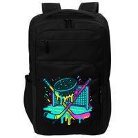 Hockey Ice Cream Drip Impact Tech Backpack