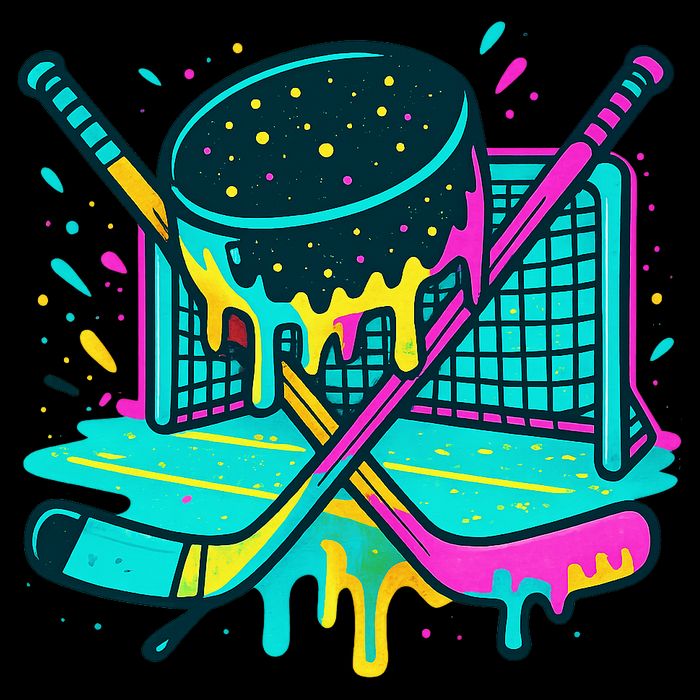 Hockey Ice Cream Drip Impact Tech Backpack