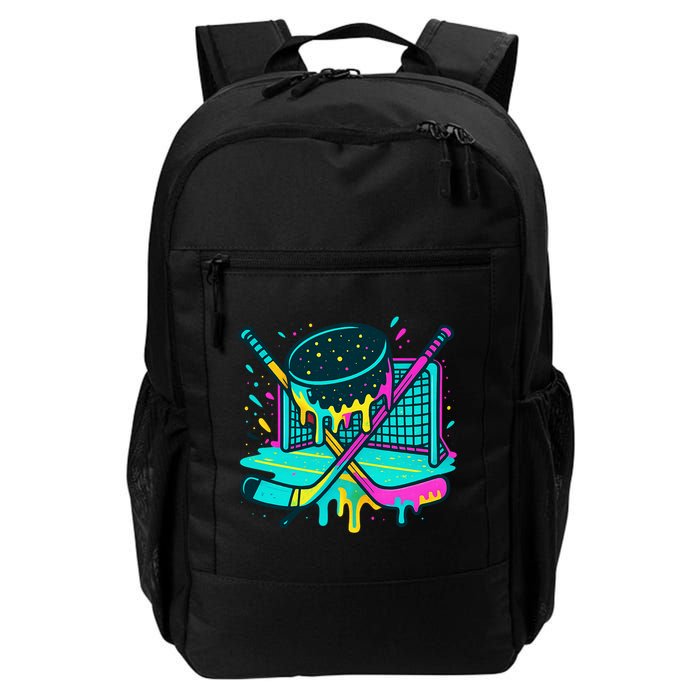 Hockey Ice Cream Drip Backpack