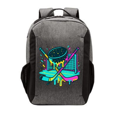 Hockey Ice Cream Drip Vector Backpack