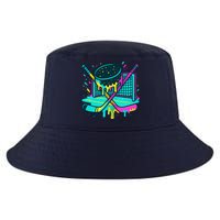 Hockey Ice Cream Drip Cool Comfort Performance Bucket Hat