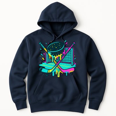 Hockey Ice Cream Drip Hoodie
