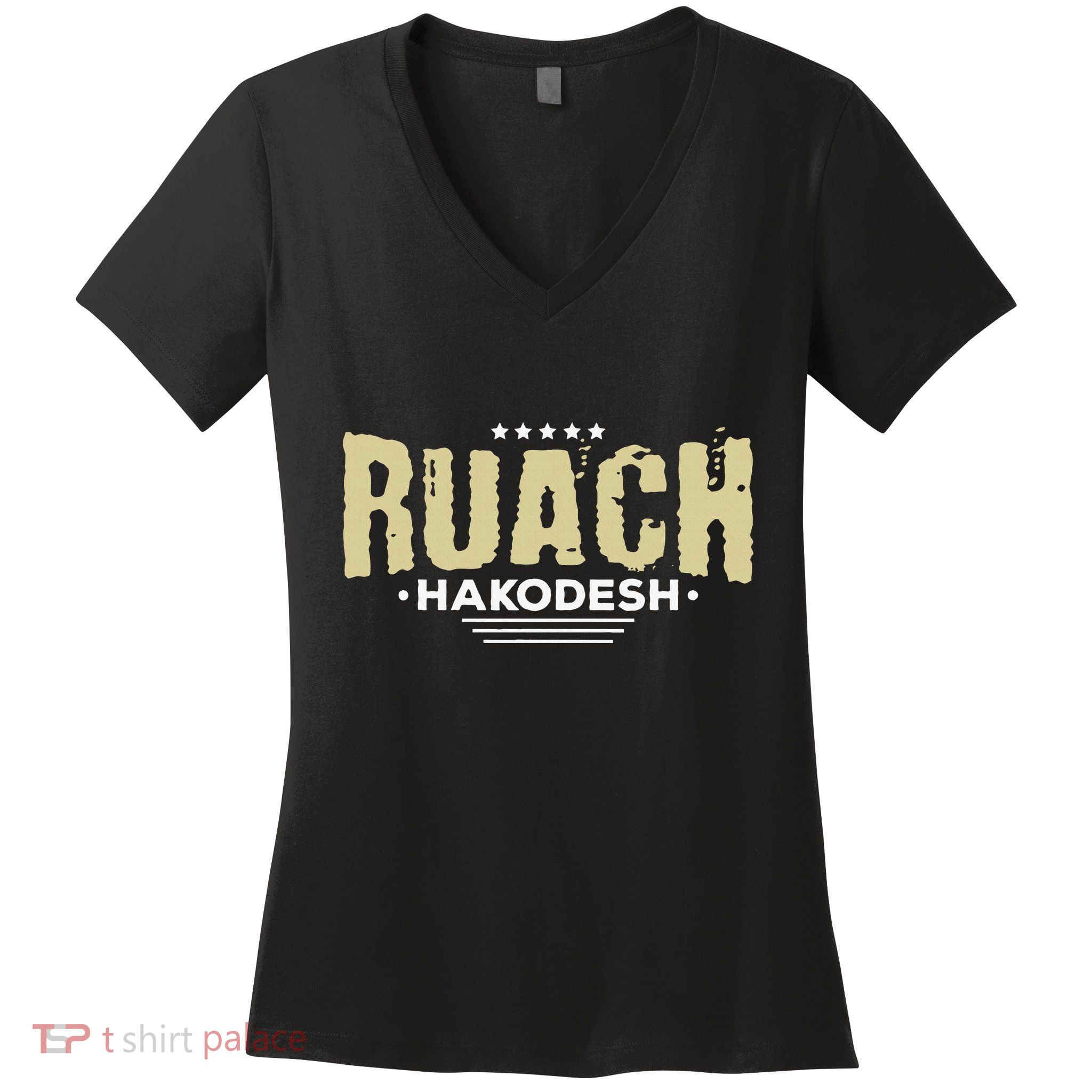 Hebrew Israelite Clothing For Women Judah Yah Ruach Hokadesh Women's V-Neck T-Shirt