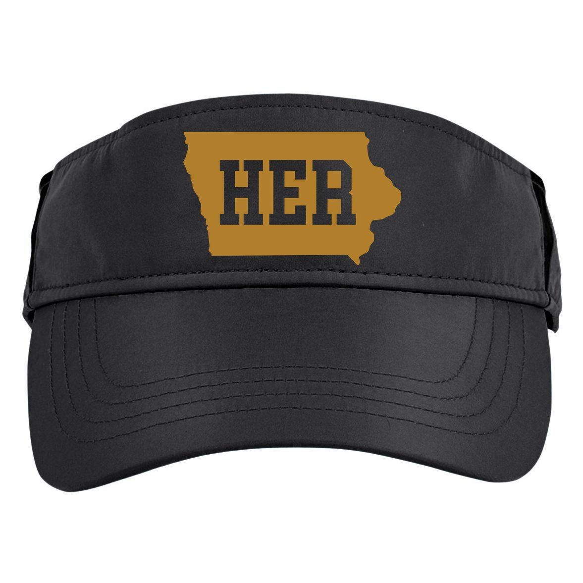 Her Iowa Clark Iowa Basketball Adult Drive Performance Visor