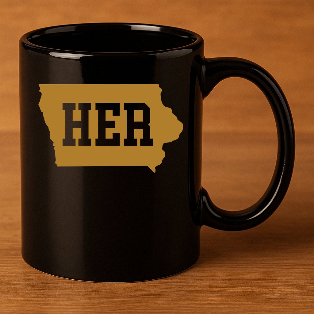 Her Iowa Clark Iowa Basketball 11oz C Handle Ceramic Mug