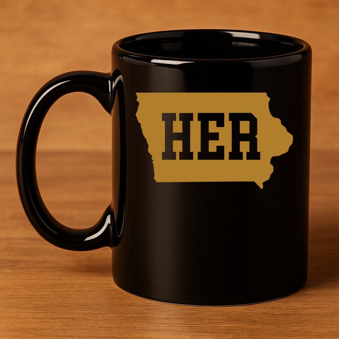 Her Iowa Clark Iowa Basketball 11oz C Handle Ceramic Mug