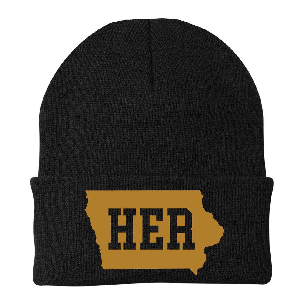 Her Iowa Clark Iowa Basketball Beanie