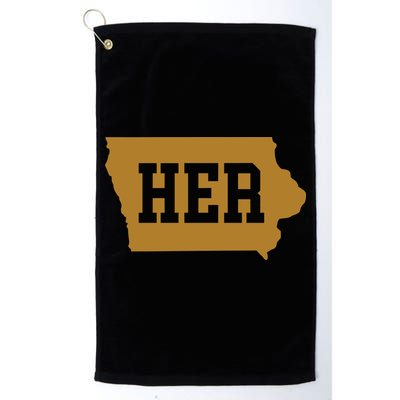 Her Iowa Clark Iowa Basketball Golf Towel
