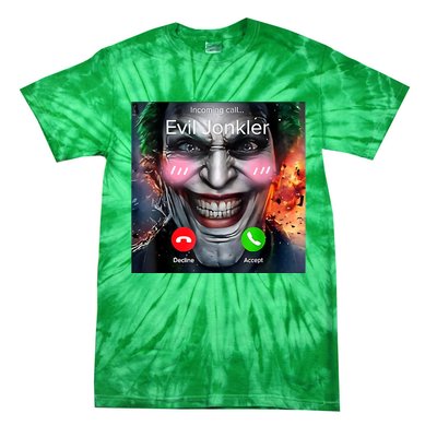 Horror Incoming Call From Evil Jonkler Tie-Dye T-Shirt