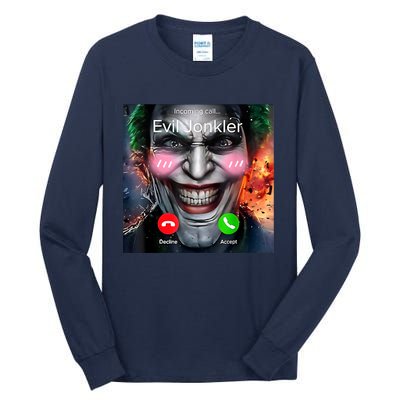 Horror Incoming Call From Evil Jonkler Tall Long Sleeve T-Shirt