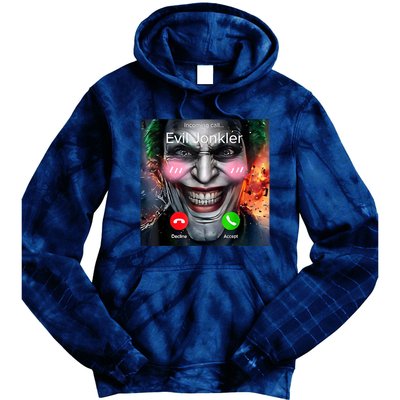 Horror Incoming Call From Evil Jonkler Tie Dye Hoodie