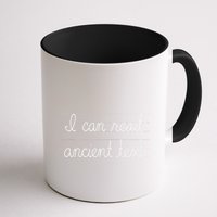 Handwriting I Can Read Ancient Text Funny Cursive Writing Gift Mug