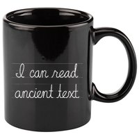 Handwriting I Can Read Ancient Text Funny Cursive Writing Gift 11oz C Handle Ceramic Mug