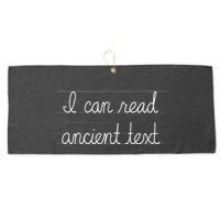 Handwriting I Can Read Ancient Text Funny Cursive Writing Gift Large Microfiber Waffle Golf Towel
