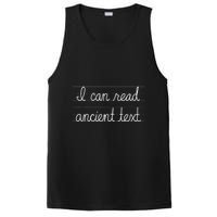 Handwriting I Can Read Ancient Text Funny Cursive Writing Gift PosiCharge Competitor Tank