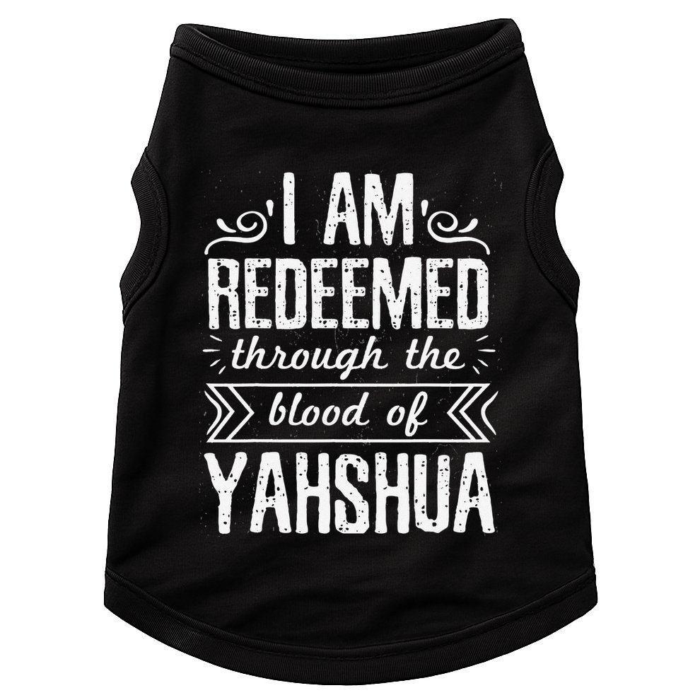 Hebrew Israelite Clothing for  Judah Redeemed Blood Yah Doggie Tank