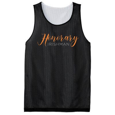 Honorary Irishman Cute Saint Patrick's Day Mesh Reversible Basketball Jersey Tank