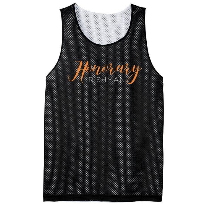 Honorary Irishman Cute Saint Patrick's Day Mesh Reversible Basketball Jersey Tank