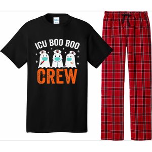 Halloween ICU Costume Nurse Boo Boo Crew Ghost Pajama Set