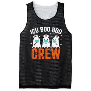 Halloween ICU Costume Nurse Boo Boo Crew Ghost Mesh Reversible Basketball Jersey Tank