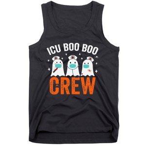 Halloween ICU Costume Nurse Boo Boo Crew Ghost Tank Top