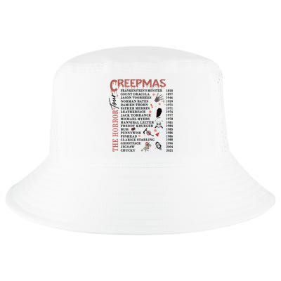 Horror Icons Christmas Creepmas Christmas Horror Goth Cool Comfort Performance Bucket Hat