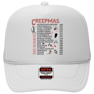 Horror Icons Christmas Creepmas Christmas Horror Goth Trucker Hat