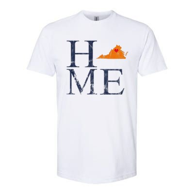 Home Is Charlottesville Va City Love Softstyle CVC T-Shirt