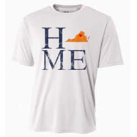 Home Is Charlottesville Va City Love Cooling Performance Crew T-Shirt