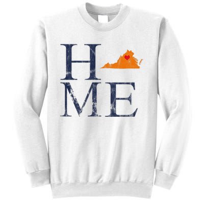 Home Is Charlottesville Va City Love Sweatshirt